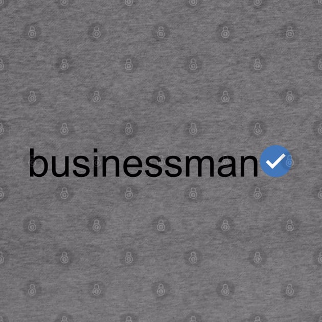 Verified Businessman (Black Text) by inotyler